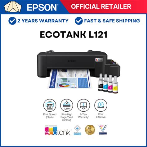 printer ink tank price|300.00 OFF Voucher ] Epson EcoTank L121 A4 Ink Tank Printer  .